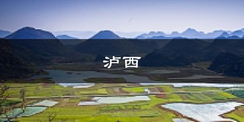 泸西天气预报未来一周